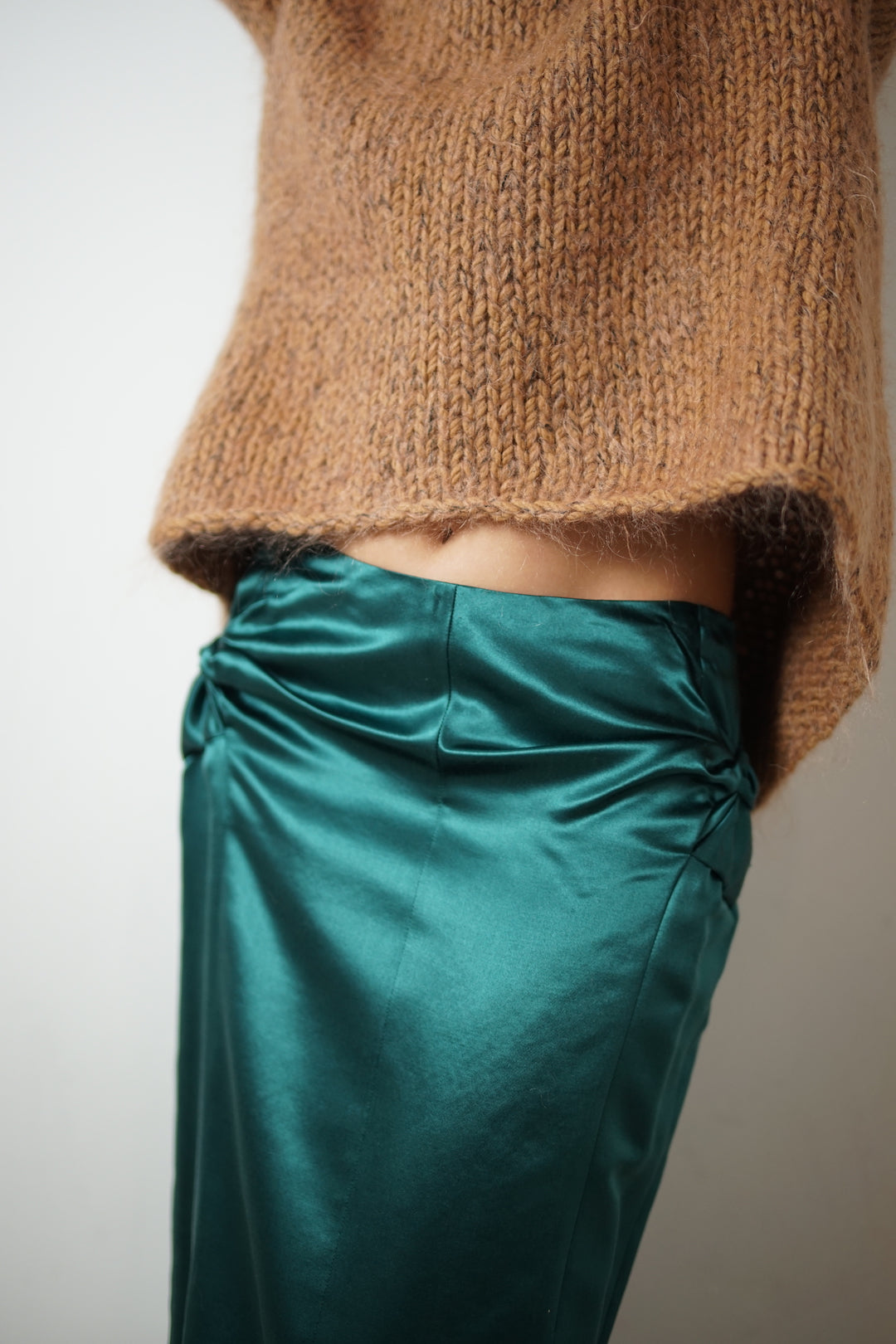 Dries Van Noten green skirt